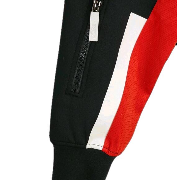 Mass Effect Bioware N7 Custom Women's Hoodie Jacket Sz Medium Full Zip Black Red - Picture 9 of 14